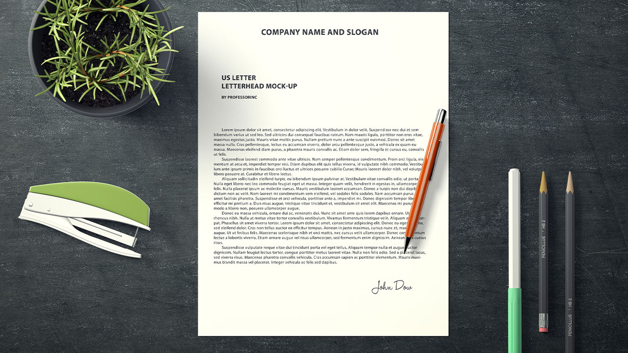 Business letter format