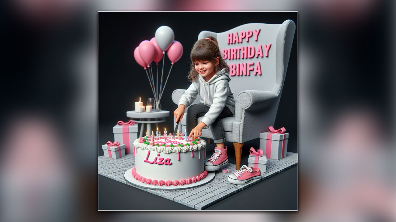 Birthday Ai Images With Cake