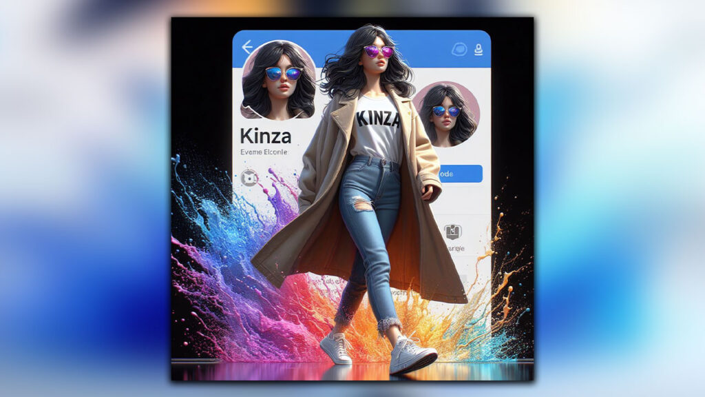 create a profile with 3D Characters