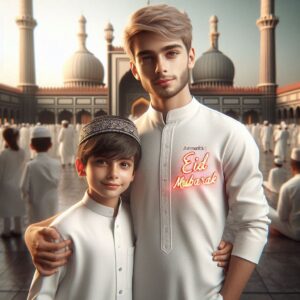 Eid Mubarak AI Images