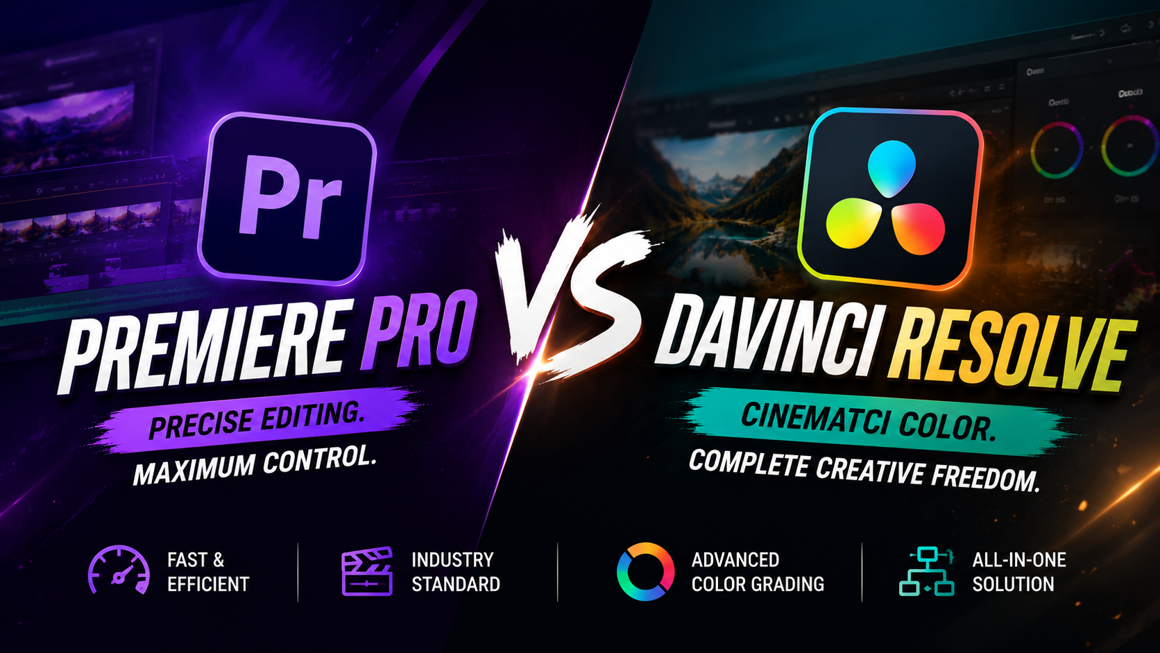 Premiere Pro vs DaVinci Resolve