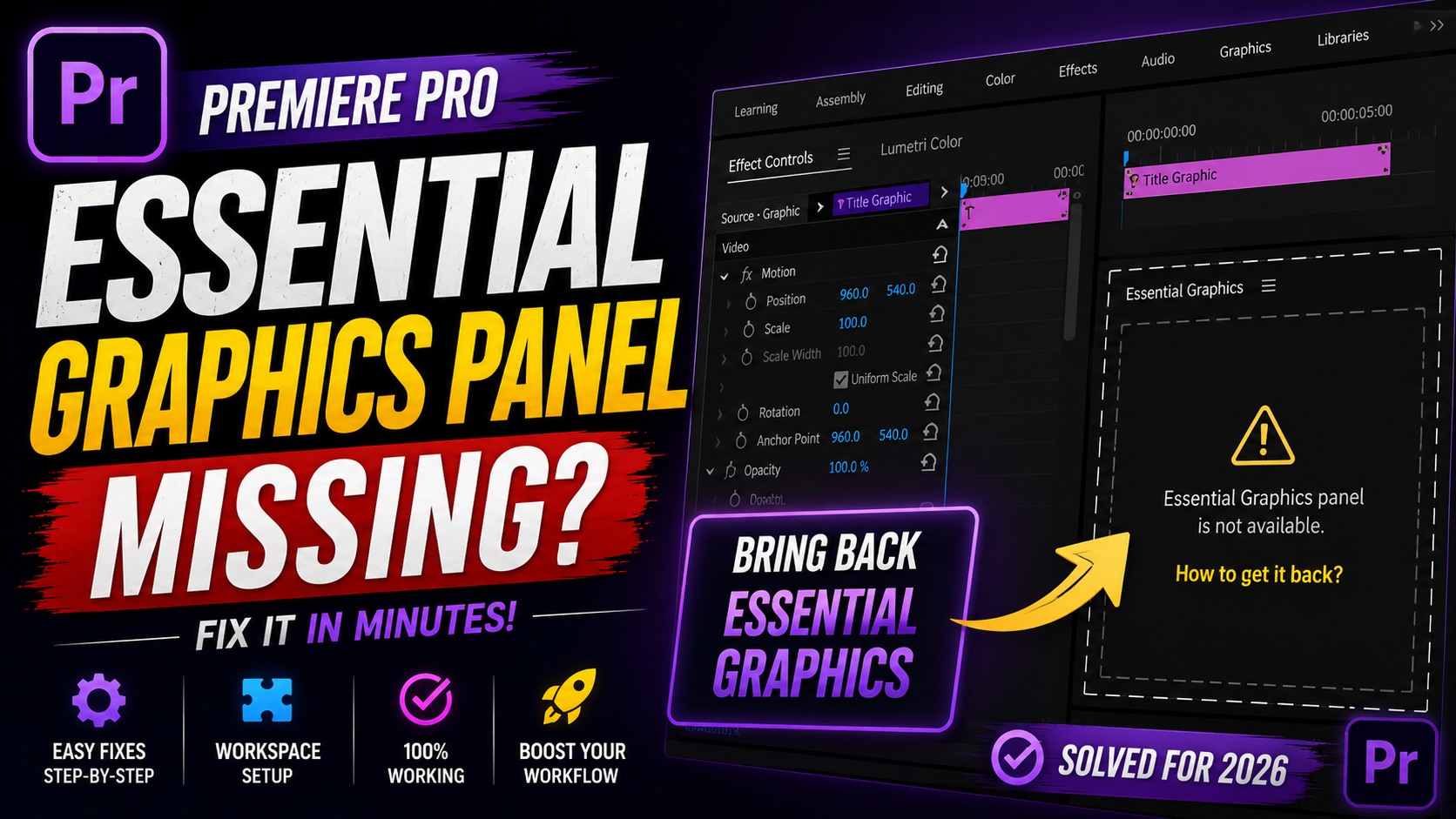 Essential Graphics Panel