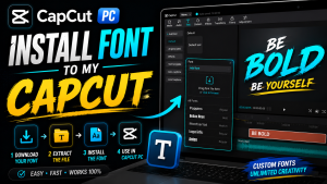 Install Font to My CapCut PC