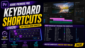 Adobe Premiere Pro Keyboard Shortcuts (2026)