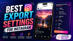 best export settings for Instagram